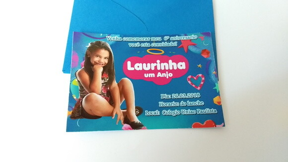 convite carinha de anjo
