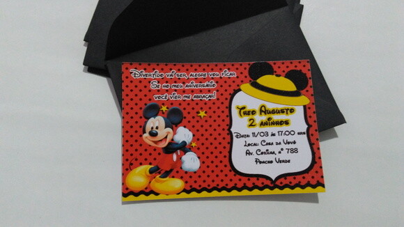 Convite mickey