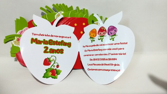 convite moraguinho personalizado