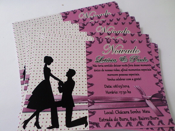 Convite noivado