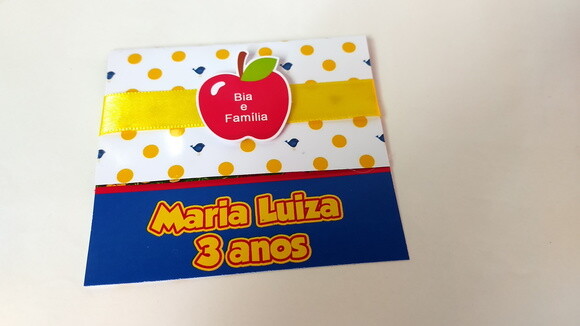 Convite personalizado branca de neve