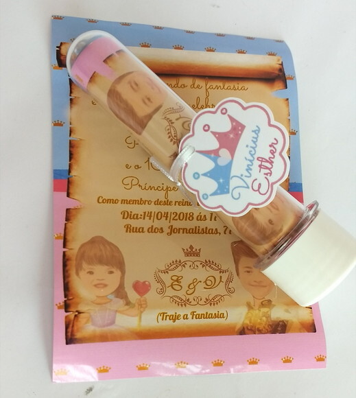 Convite Personalizado no Tubet Princesa