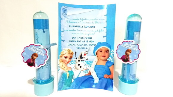 Convite Personalizado no Tubet Frozen