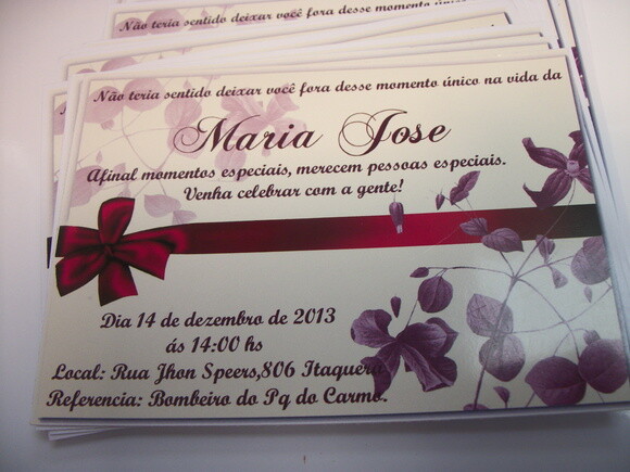 Convites Personalizados Aniversário