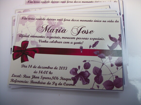 Convites Personalizados Aniversário
