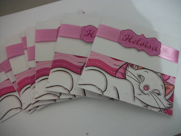 Convites personalizados gata marie