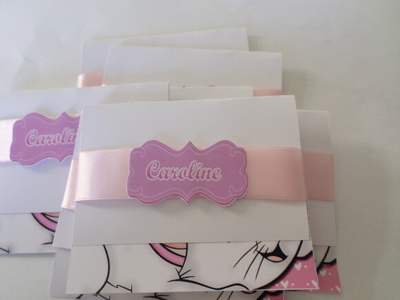 Convites Personalizados Gata Marie