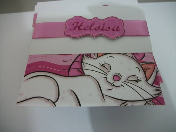 Convites personalizados gata marie