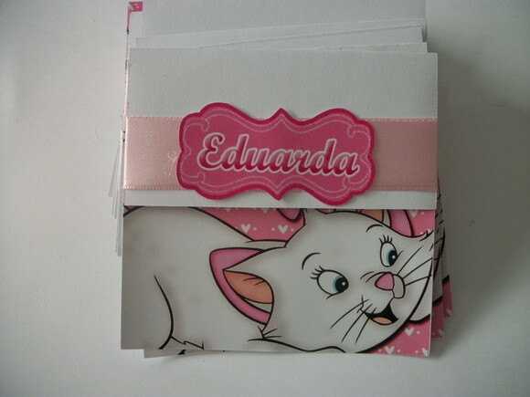 Convites Personalizados Gata Marie