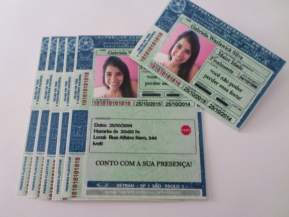 Convites Personalizados Para 18 Anos