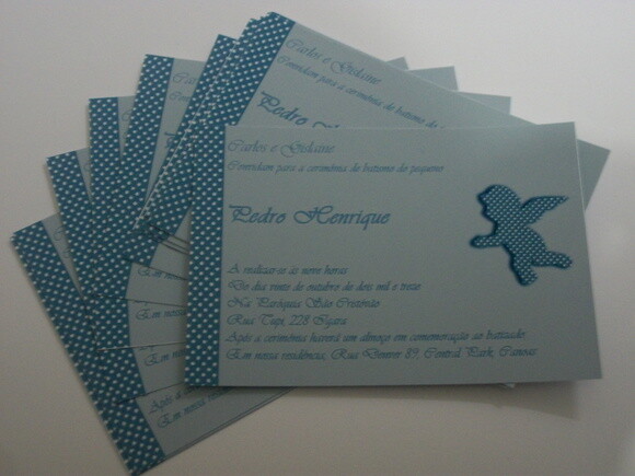 Convites Personalizados para batizado
