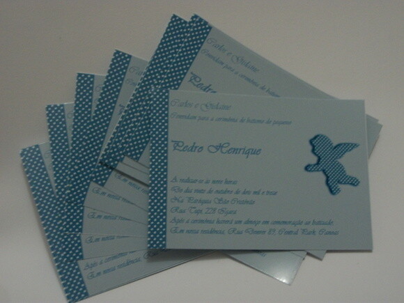 Convites Personalizados para batizado