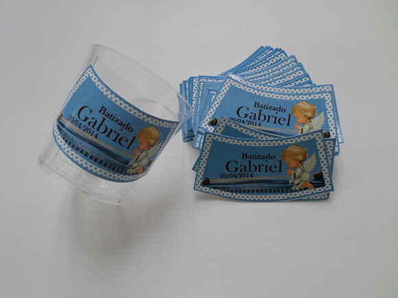 Copinho de Brigadeiro Personalizado Batizado