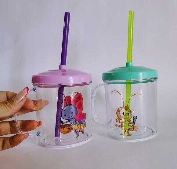 Copo Canudo Personalizado Galinha Pintadinha