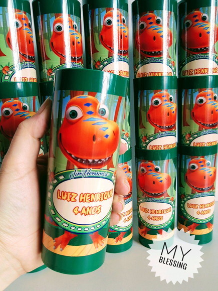 Copo Long Drink Personalizado Dinotren