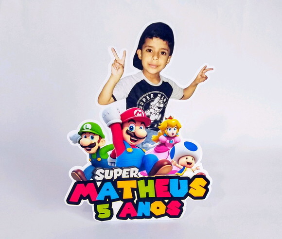 Display de Mesa Personalizado Super Mario