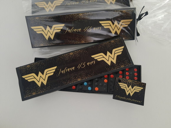 Dominó Personalizado Mulher Maravilha