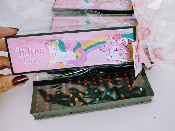 Dominó Personalizado Unicornio