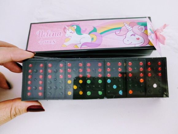 Dominó Personalizado Unicornio