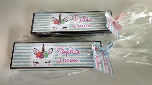 Dominó Personalizado Unicornio