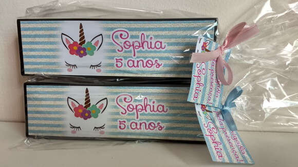 Dominó Personalizado Unicornio