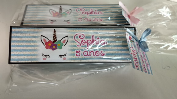 Dominó Personalizado Unicornio