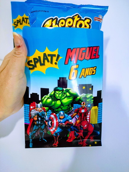 Embalagem para Salgadinho Personalizada