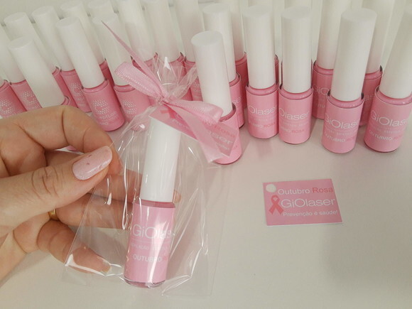Esmalte Personalizado Outubro Rosa