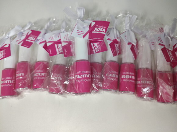 Esmalte Personalizado Outubro Rosa