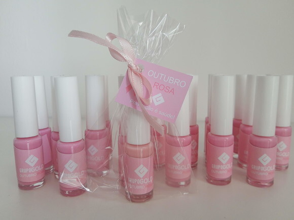 Esmalte Personalizado Outubro Rosa