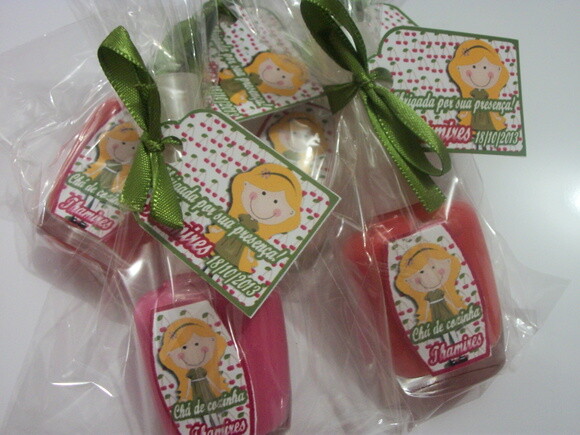Esmalte Personalizado para Chá de Cozinha