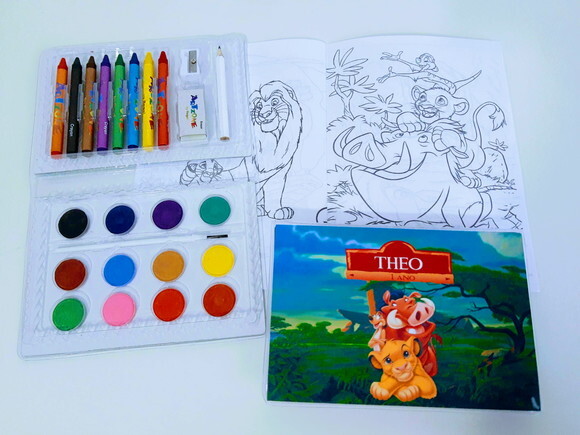 Estojo Aquarela Personalizado Rei Leão