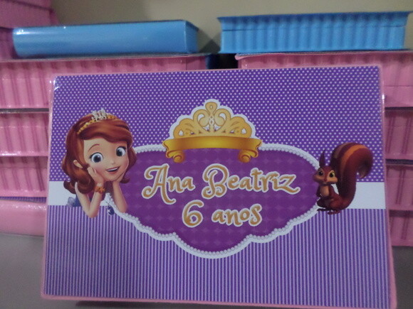 Estojo Personalizado Aquarela