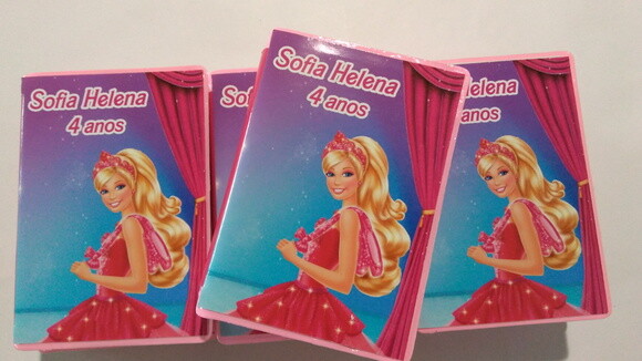 Estojo Personalizado Barbie Sapatilhas