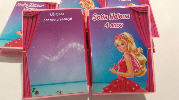 Estojo Personalizado Barbie Sapatilhas