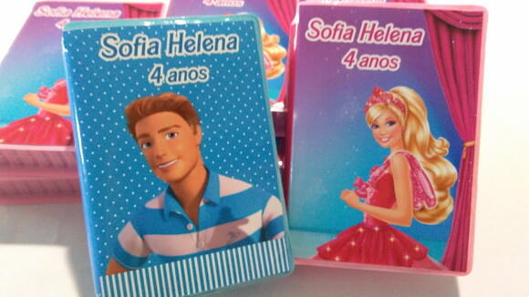 Estojo Personalizado Barbie Sapatilhas