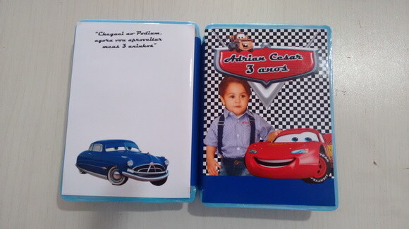 Estojo Personalizado Carros