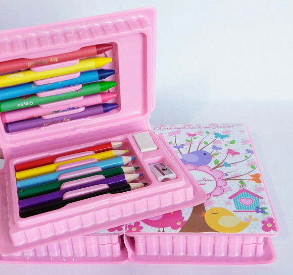 Estojo Pintura Personalizado Jardim