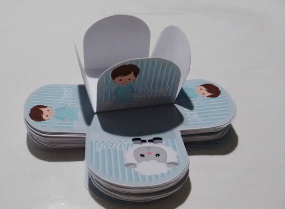 Forminha Personalizada Batizado