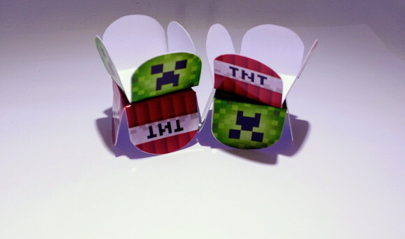 Forminha Personalizada Minecraft