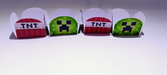Forminha Personalizada Minecraft