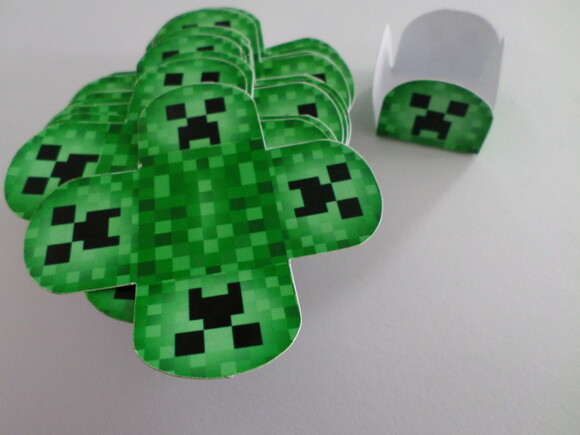Forminha Personalizada Minecraft