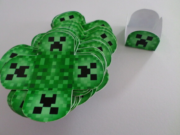 Forminha Personalizada Minecraft