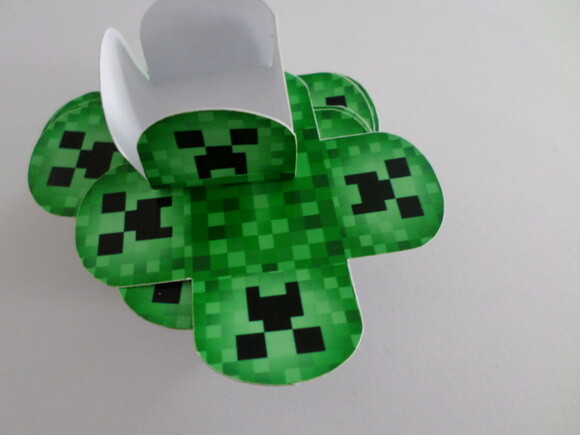 Forminha Personalizada Minecraft