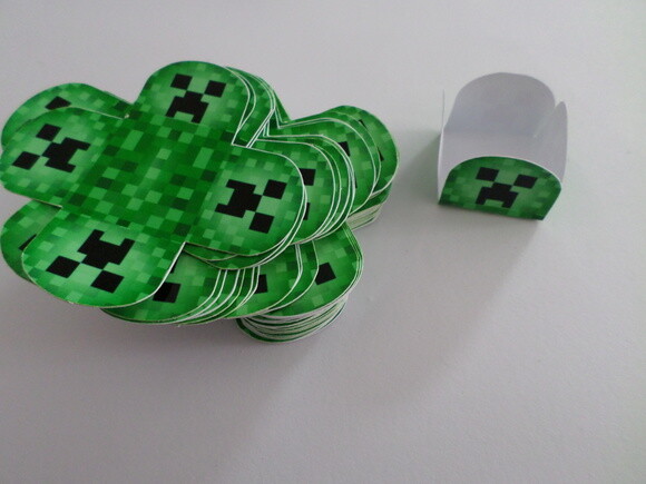 Forminha Personalizada Minecraft