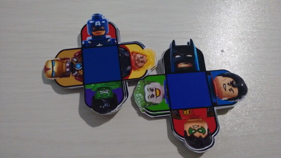 Forminha Personalizada Super Herois da Lego