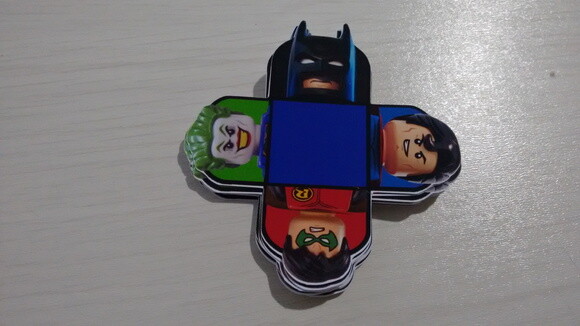Forminha Personalizada Super Herois da Lego