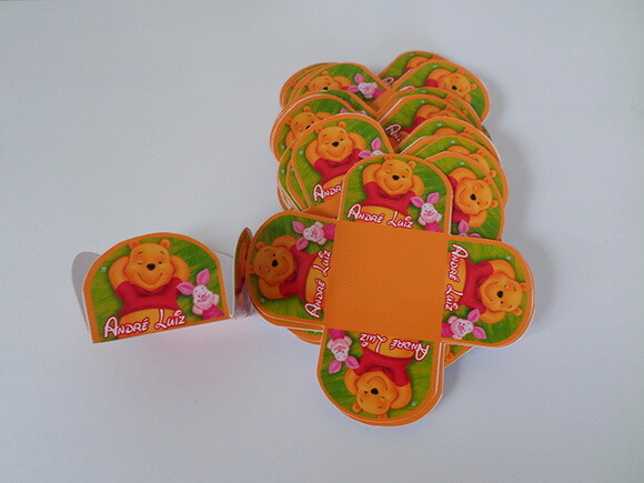 Forminhas para Doces Personalizadas Ursinho Pooh