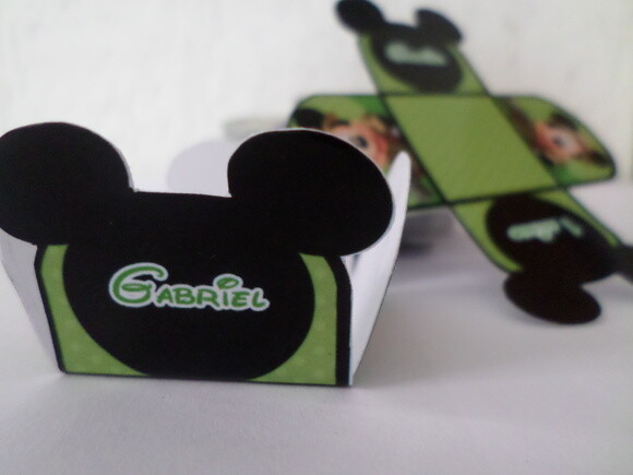 Forminhas Personalizadas Mickey Safari