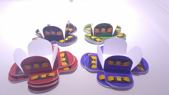 Forminhas Personalizadas Ninjago
